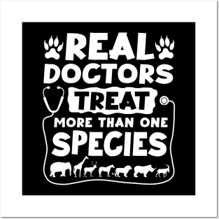 Cool Veterinarian Design For Men Women Veterinary Pet Doctor Posters and Art